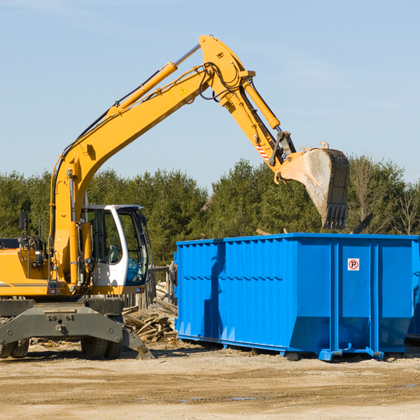 can i rent a residential dumpster for a construction project in Newbold WI